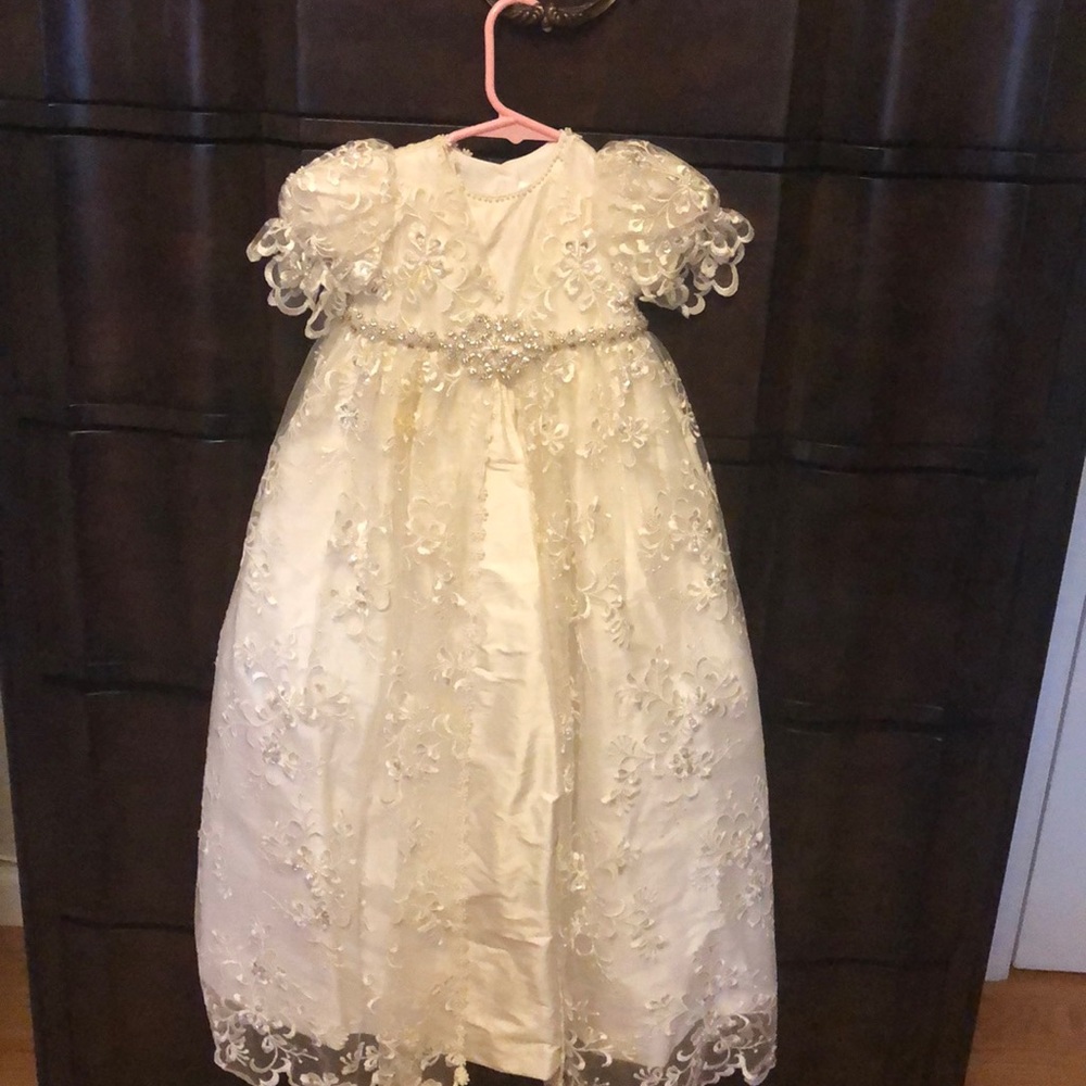 Custom baby girl christening dress!